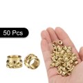 50pcs M6 Threaded Inserts Brass Heat Set M6x5mm Od 8mm Knurled Insert Nuts 3d Printing Female