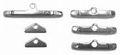 R9642 Chrome Valve Cover Spreader Bars Set Of 6 For Sb Ford 260 351w Engines 