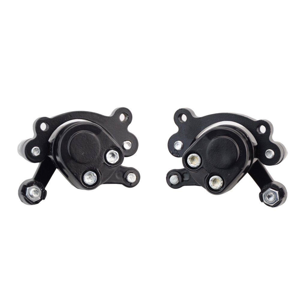 2pcs Front And Rear Disc Brake Caliper For 47cc 49cc 2stroke Pocket Bike Mini
