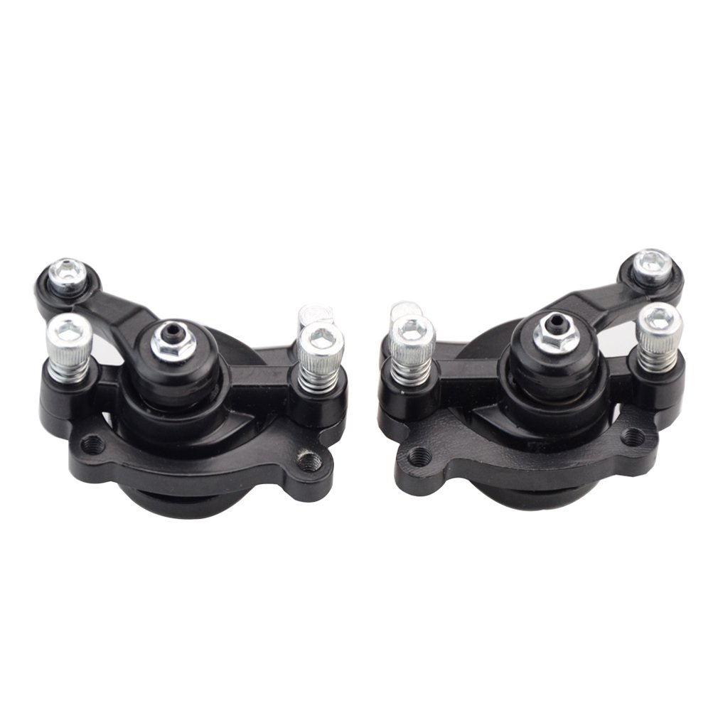 2pcs Front And Rear Disc Brake Caliper For 47cc 49cc 2stroke Pocket Bike Mini