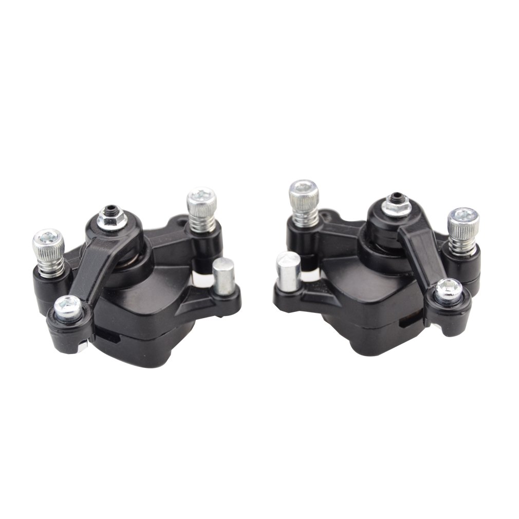 2pcs Front And Rear Disc Brake Caliper For 47cc 49cc 2stroke Pocket Bike Mini