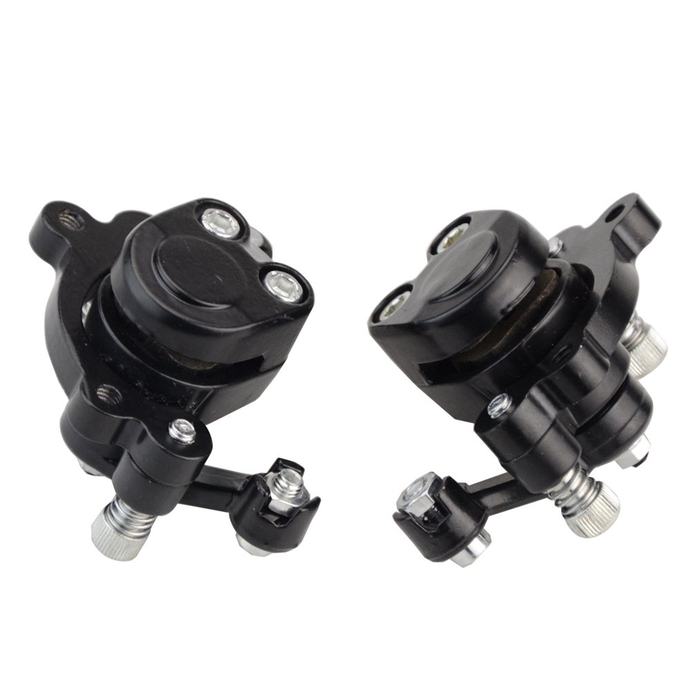 2pcs Front And Rear Disc Brake Caliper For 47cc 49cc 2stroke Pocket Bike Mini