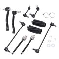 10pcs Front Rear Tie Rod End Sway Bar Link Replacement For Nissan Altima 2007-2013 Es800357 Es800358 Ev800356 