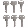 Solarhome 6 15248-63700 Ignition Keys For Kubota B Series Tractors B1700 B21 B2100 B2320 B2400 B2620 B2630 B2710 B2910 B2920