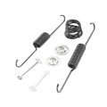 Parking Brake Shoe Return Spring Set Rear For Chevy Traverse 2009 2017 Steel Black Kit With Springs Pins And Retainers Part 179 
