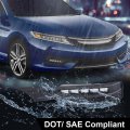 Compatible With Honda Accord 4-door Sedan 2016 2017 Clear Lens Led Front Bumper Fog Lights Lamps Bezels Switch And Wiring Kit