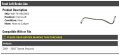 Front Left Driver Side Brake Line Hose To Caliper Compatible With 2001-2002 Toyota Sequoia