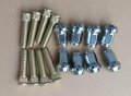 Front Wheel Studs Bolts 3 8-24 1 75 In With Lug Nuts For Polaris Rzr 900 Utv 2011-2014 4 800 2010-2014 570 2015-2020 Ace 
