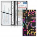 Kigai Graffiti Car Registration Insurance Holder Auto Glove Box Organizer Wallet Leather Manual Folder For Driver S License Id