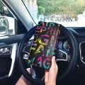 Kigai Graffiti Car Registration Insurance Holder Auto Glove Box Organizer Wallet Leather Manual Folder For Driver S License Id