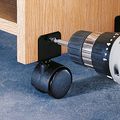1 Pair Of Wrap-on Twin Wheel Casters 