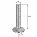 Uxcell Carriage Bolts Neck Bolt Round Head Square 304 Stainless Steel M6x35mm 5pcs