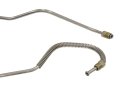 1965-1982 Corvette Rear Caliper Brake Line Stainless Steel W Armor