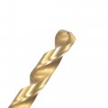 Uxcell High Speed Steel Straight Shank Twist Drill Bit Fully Ground Titanium Coated 3 8mm Diameter 75mm Total Length 36mm 2 Pcs