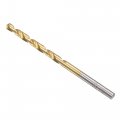 Uxcell High Speed Steel Straight Shank Twist Drill Bit Fully Ground Titanium Coated 3 8mm Diameter 75mm Total Length 36mm 2 Pcs