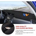 Autorder Dashboard Cover Mat For 2016-2021 Honda Civic Coupe Sedan Hatchback Accessories Suede Dash Sunshade Glare Uv Rays
