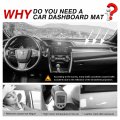 Autorder Dashboard Cover Mat For 2016-2021 Honda Civic Coupe Sedan Hatchback Accessories Suede Dash Sunshade Glare Uv Rays