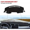 Autorder Dashboard Cover Mat For 2016-2021 Honda Civic Coupe Sedan Hatchback Accessories Suede Dash Sunshade Glare Uv Rays