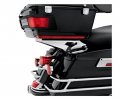 Httmt Mt502-002 503-002- Motorcycle Chrome 4-point Docking Hardware Kit And Detachable 2-up Tour Pak Mounting Luggage Rack