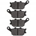 Niche Brake Pad Set For Suzuki Sv650s Honda Cbr600rr Cbr1000rr Yamaha Yzf R6s Rear Semi-metallic 2 Pack