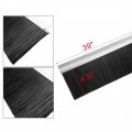 Uxcell Door Brush Bottom Sweep H-shape Aluminum Alloy Holder With 4 7-inch Black Nylon 1000mm X 148mm Approx 39 37-inch 5