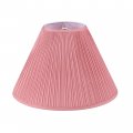 Aspen Creative 33027 Mushroom Pleated Spider Lamp Shade In Rose Pink 7 X 18 13 