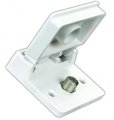 Jr Products 47755 Exterior Tv Jack Polar White 