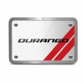 Ipick Image Made For Dodge Durango Uv Graphic Brushed Silver Billet Aluminum 2 X Inch Tow Hitch Cover