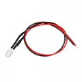 Uxcell 60pcs Mixed Colour 5mm Leds Prewired Light Dc3-6v 20cm Pre Wired Led