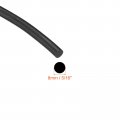 Uxcell Nitrile Rubber Round Seal Strip 8mm 5 16 Diameter 4 Meters 13 12ft Long Hard Solid Weather Stripping For Diy Gasket
