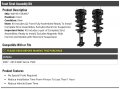 Front Strut And Coil Spring Assembly 2 Piece Kit Compatible With 2007-2013 Gmc Sierra 1500 Excludes Magnetic Ride Control