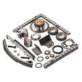 93-97 Nissan 2 4 Dohc 16v Ka24de Timing Chain Kit 
