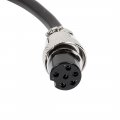 Uxcell Gx16 6 Pins Double Female Head Aviation Socket Connector Electrical Cable 2m