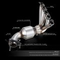 Epa Compliant 10072 Factory Style Front Catalytic Converter Exhaust Manifold Compatible With Chevy Colorado Gmc Canyon H3 Isuzu