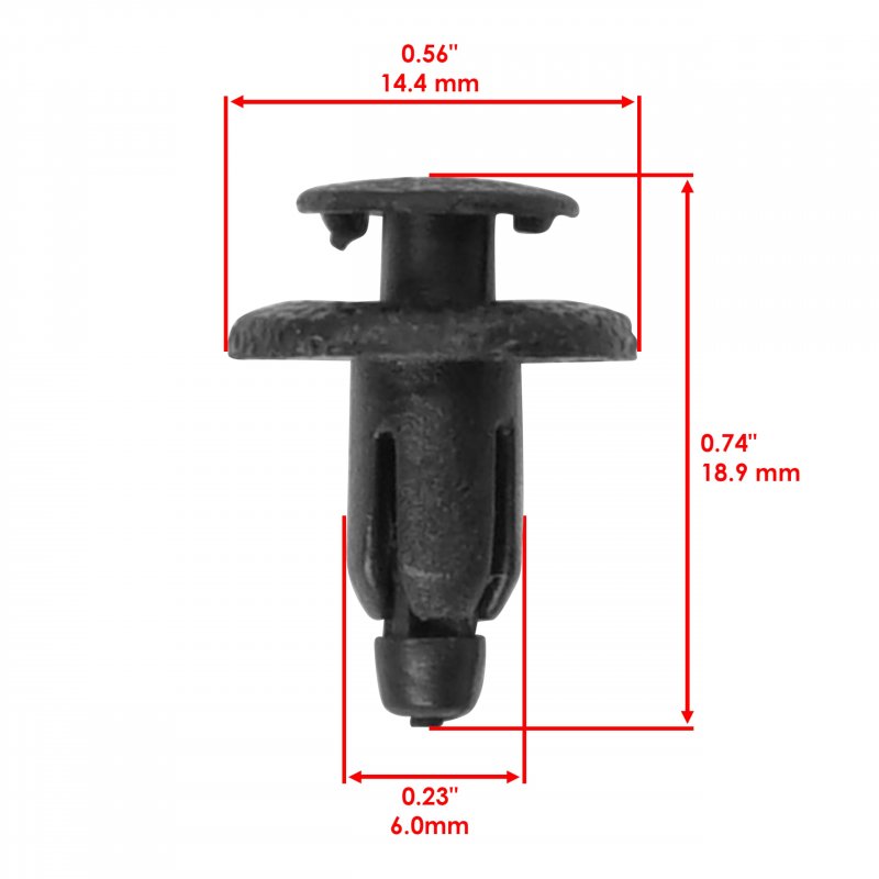 Caltric 4x Rivets For Yamaha Fz8 2011 2012 2013 Fz09 2014 2015 2016 Fz10 2017