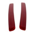 Rear Reflectors For Toyota Corolla 2019 2020 2021 2022 2023 Driver And Passenger Side Pair Red Plastic Lens Capa Certified 