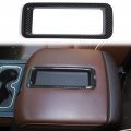 Voodonala For 2014-2018 Chevy Silverado Gmc Sierra Armrest Box Storage Decorative Trim Abs Carbon Fiber 1pc 
