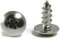 Phillips Truss Head Sheet Metal Screws 18 Stainless Steel No 4 X 5 8 In Type 17 Point Silver 250 Pieces 