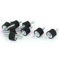 Uxcell M6 Thread 20x15mm Rubber Shock Absorber Vibration Isolator Mounts 8pcs