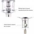 Uxcell Needle Valve Type Oil Cup M10x1 Thread 16ml Sight Gravity Drip Feed Oiler