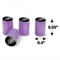 Crappie Illustration 2 Valve Stem Caps For Tire Rim Wheel Aluminum Purple