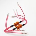 Semt Load Resistors For Led Turn Signals 25w 8ohm Wired Resistor To Fix Hyper Flash And Fast Flashing Cars Bikes Gold Aluminum