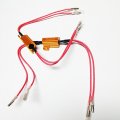 Semt Load Resistors For Led Turn Signals 25w 8ohm Wired Resistor To Fix Hyper Flash And Fast Flashing Cars Bikes Gold Aluminum 
