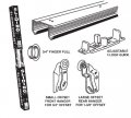 E-z Roll Sliding Door Track Set 58-1 2 For 5 Ft Opening