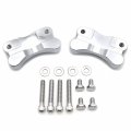 Httmt H2702- Chrome Fender To Fork Adapter Mount Bracket Compatible With 86-14 H-d Flst W 21 Wheel