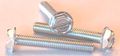 8-32 X 2 Machine Screws Slotted Indented Hex Washer Head Steel Zinc 1800 Pc Carton 