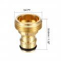 Uxcell Brass Garden Hose 3 4 Pt Male Threaded Connector Adapter
