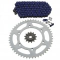 Blue Chain And Sprocket Fits 2005-2014 Yamaha Tt-r230 230 13 49 110l