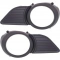 Fog Light Bezel Pair For Toyota Sienna 2011 2013 Le Xle Model Front Driver And Passenger Side Black To1038145 To1039145 