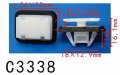 Autobahn88 Door Interior Trim Mounting Clip With Gasket Compatible Geely Oem 888485319 Pack Of 20